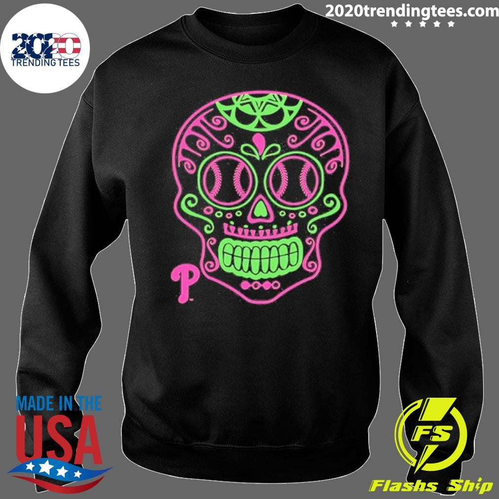 Philadelphia Phillies Sugar Skull Shirt