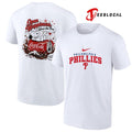 Philadelphia Phillies x Grateful Dead bear mascot shirt