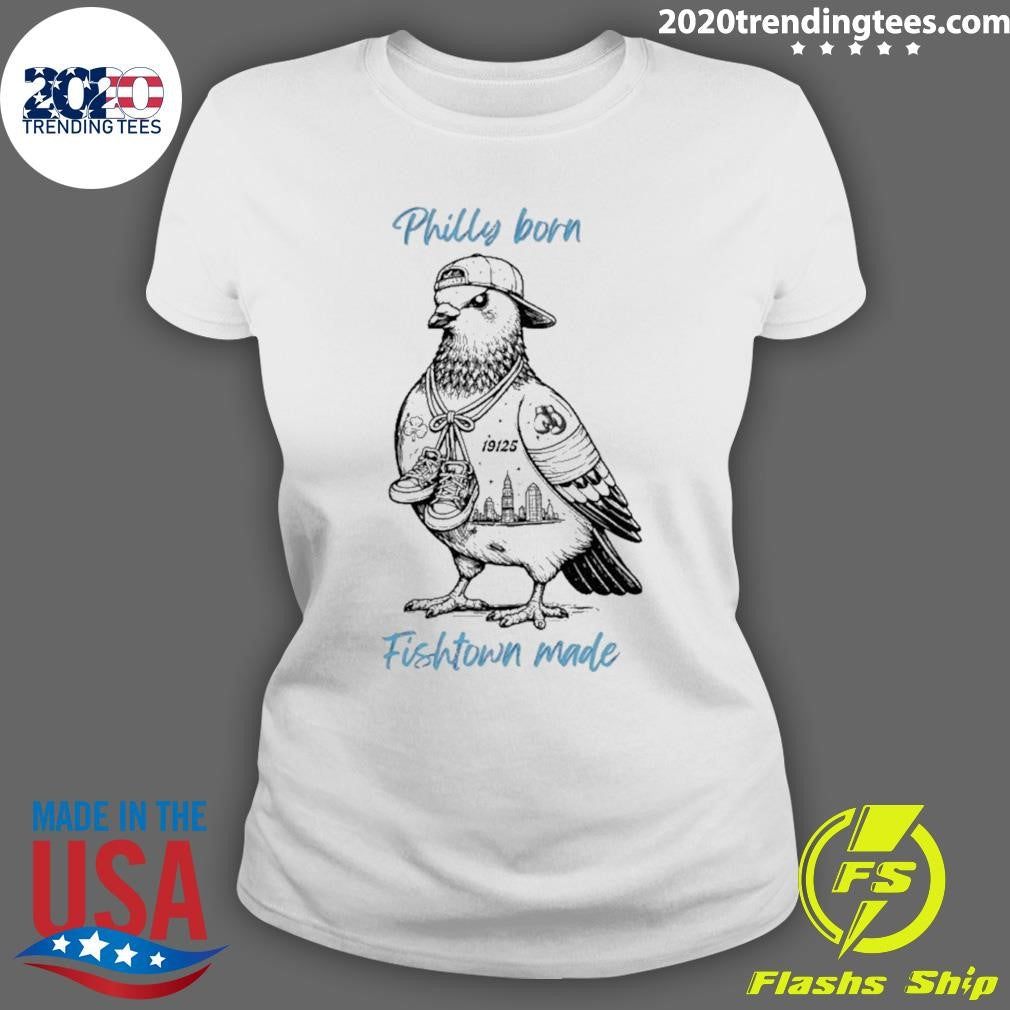 Philly Born Fishtown Made 19125 Zip Code Shirt
