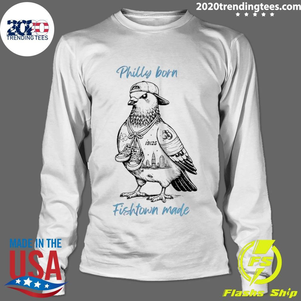 Philly Born Fishtown Made 19125 Zip Code Shirt