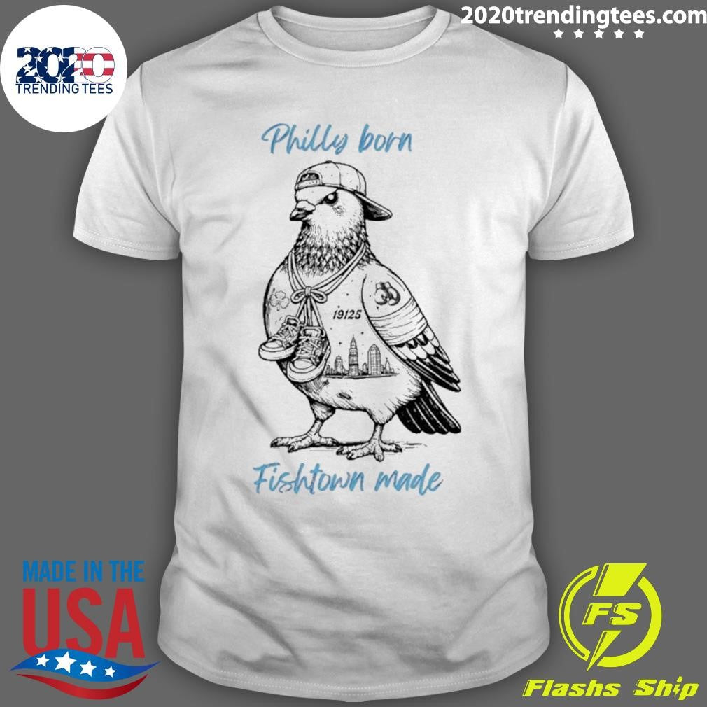 Philly Born Fishtown Made 19125 Zip Code Shirt
