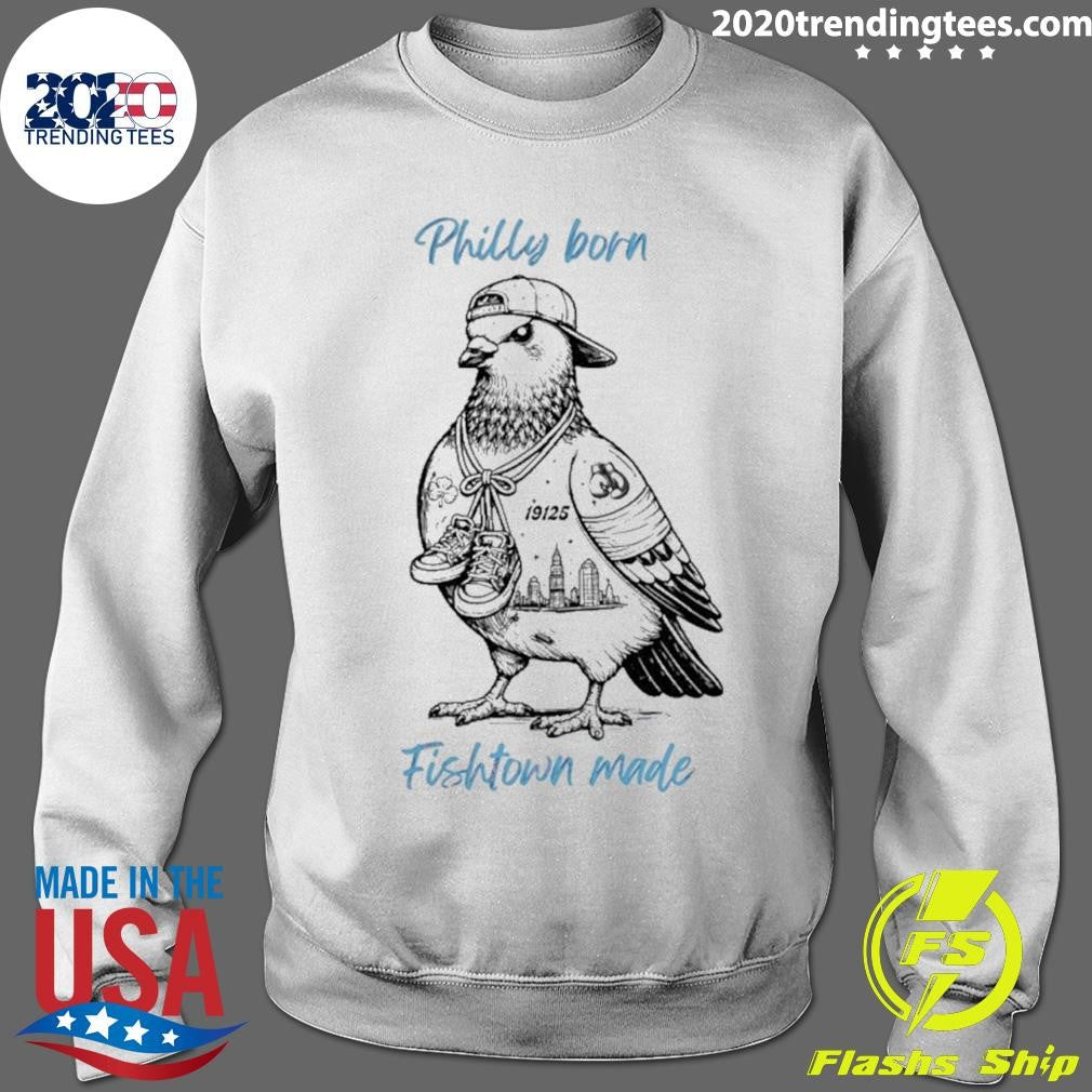 Philly Born Fishtown Made 19125 Zip Code Shirt