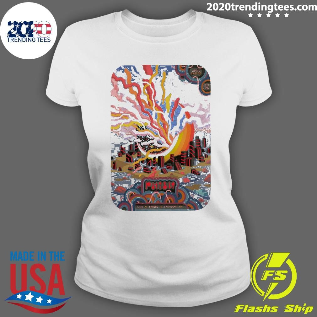 Phish At Sphere In Las Vegas NV On April 23-24 2026 Shirt