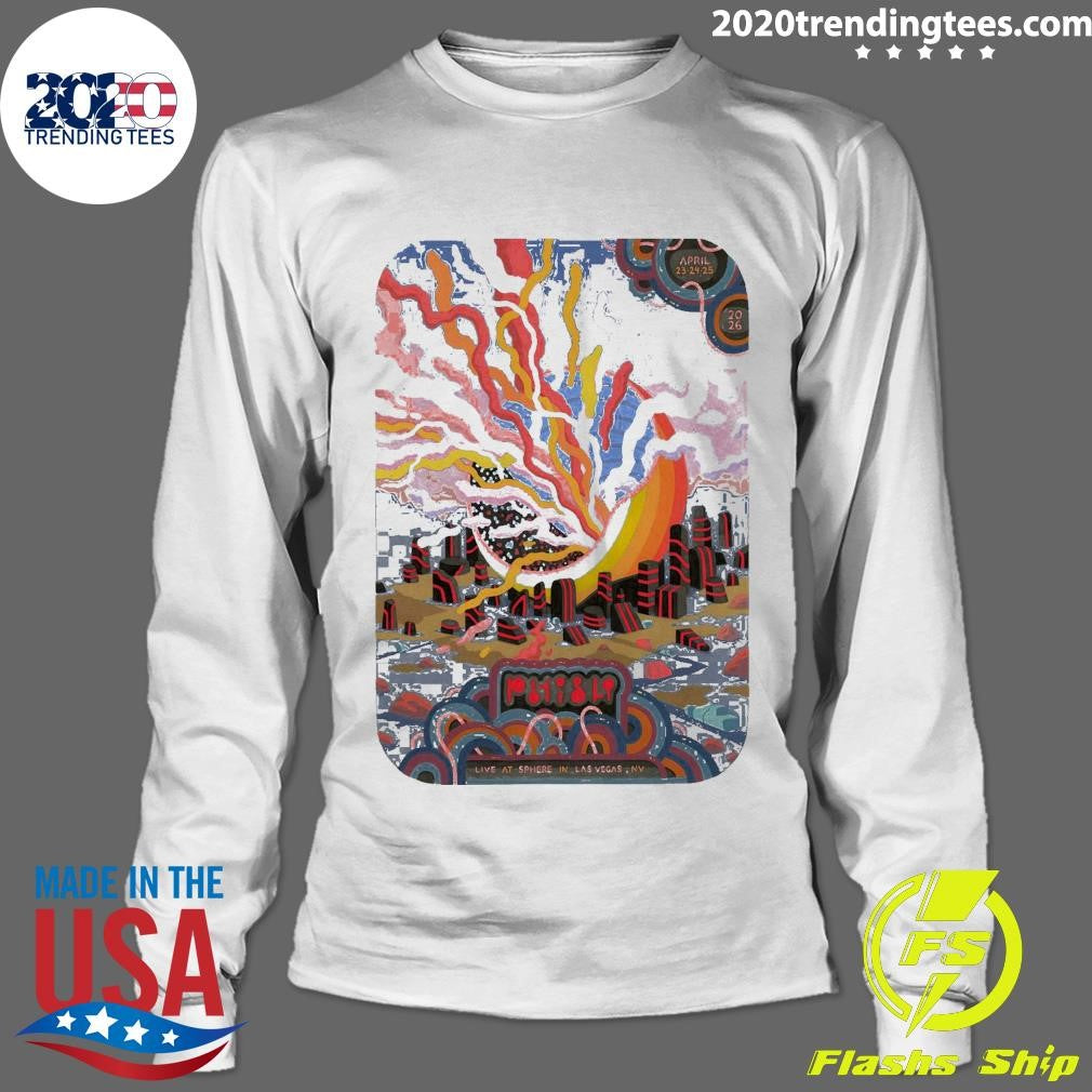 Phish At Sphere In Las Vegas NV On April 23-24 2026 Shirt