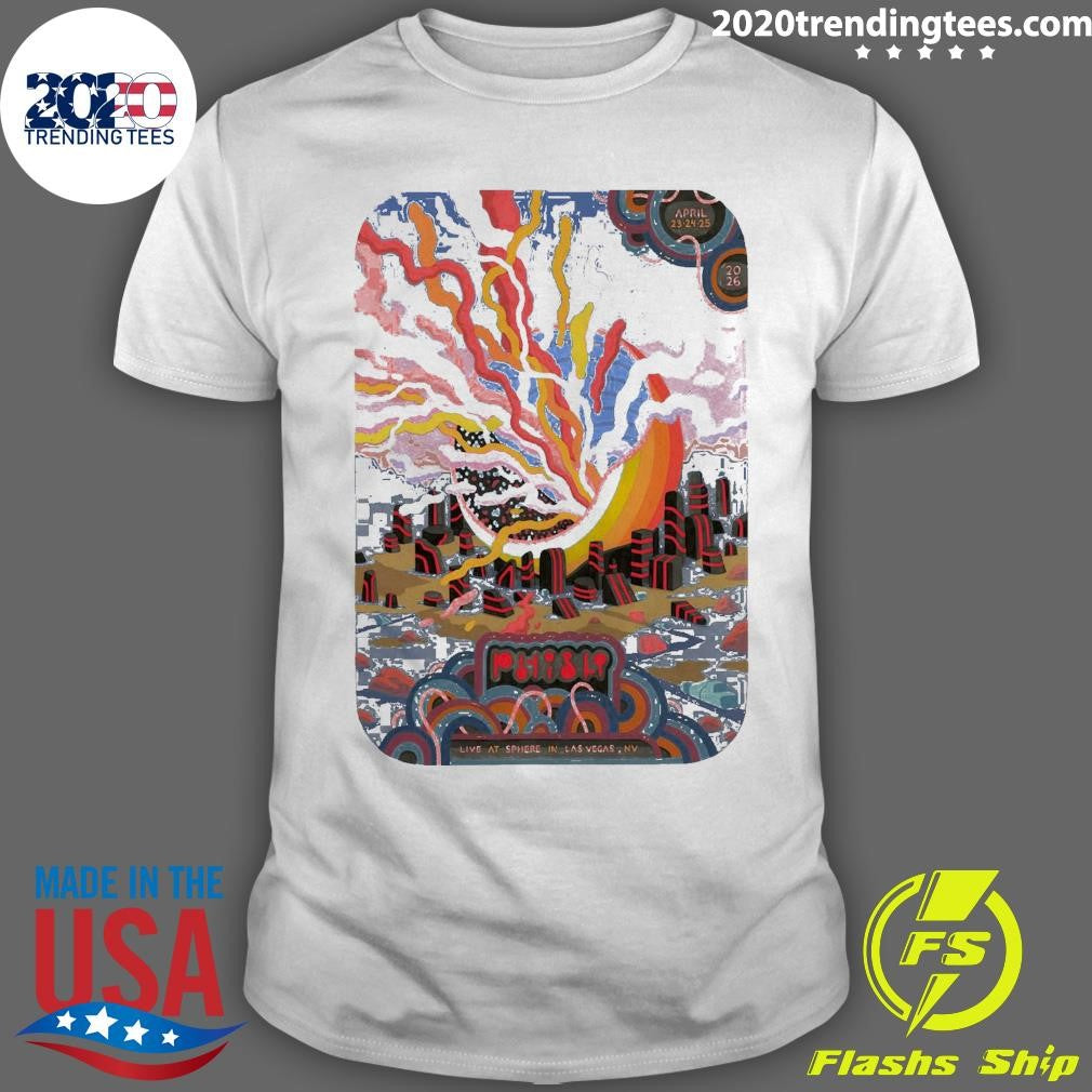 Phish At Sphere In Las Vegas NV On April 23-24 2026 Shirt