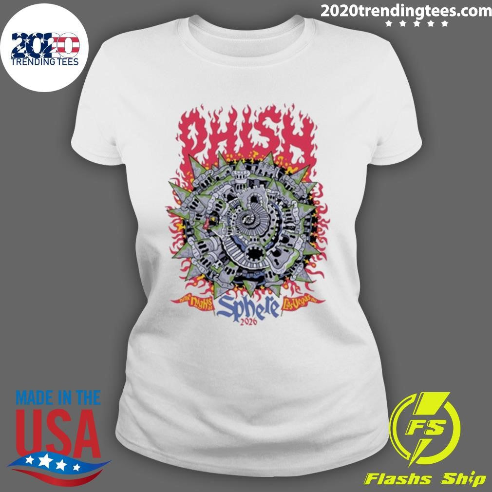 Phish Concert Tour in Las Vegas Nine Nights 2026 Shirt