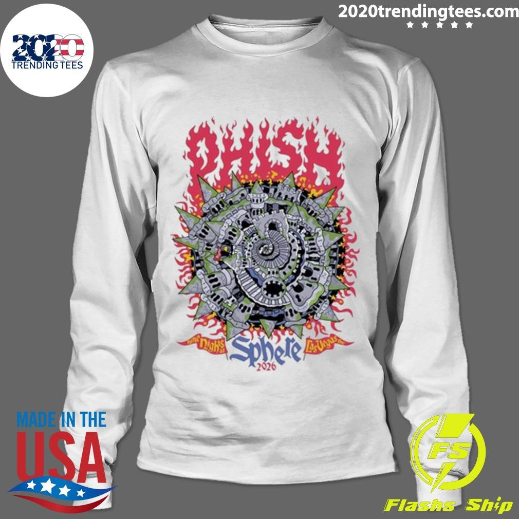 Phish Concert Tour in Las Vegas Nine Nights 2026 Shirt
