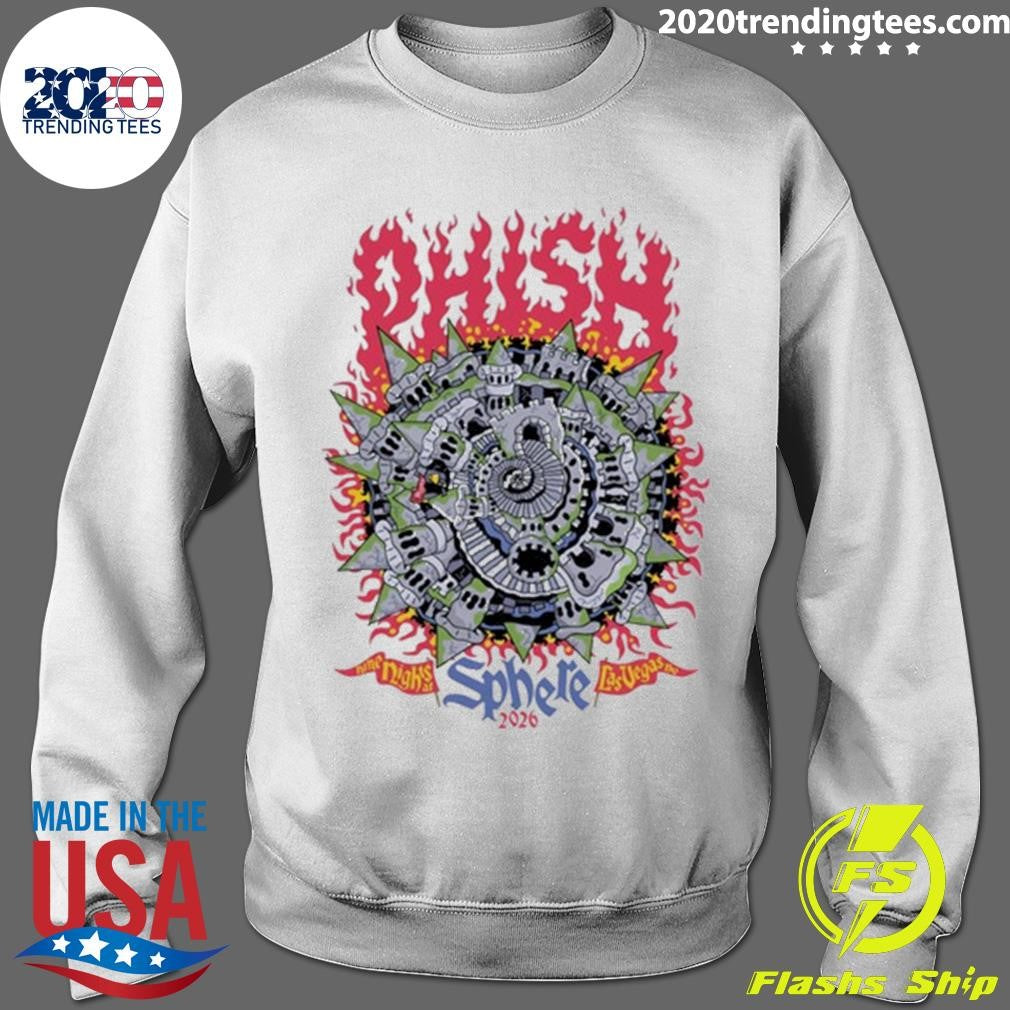 Phish Concert Tour in Las Vegas Nine Nights 2026 Shirt
