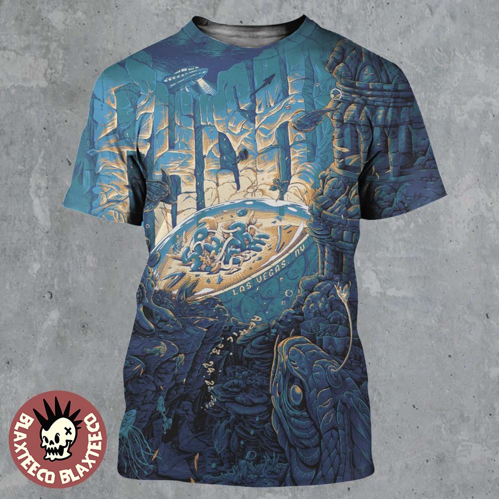 Phish Live At Sphere Las Vegas 2026 Second Weekend 2 LE Gig Poster For April 23 24 And 25 2026 All Over Print Shirt
