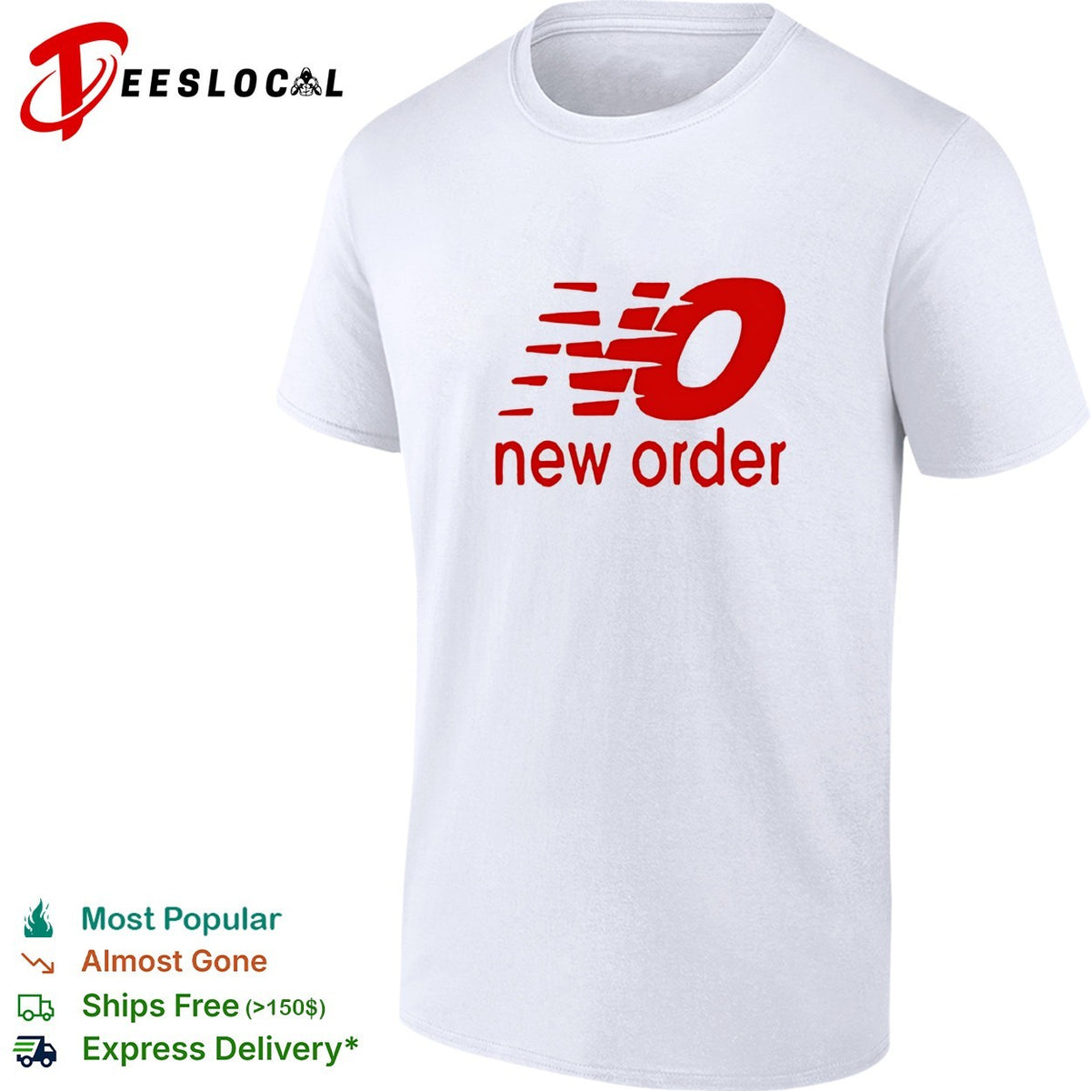 Phoebe Bridgers New Oder logo shirt