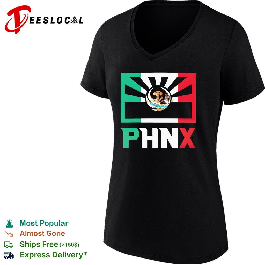 Phoenix Suns Mexico PHNX flag mashup heritage city pride shirt