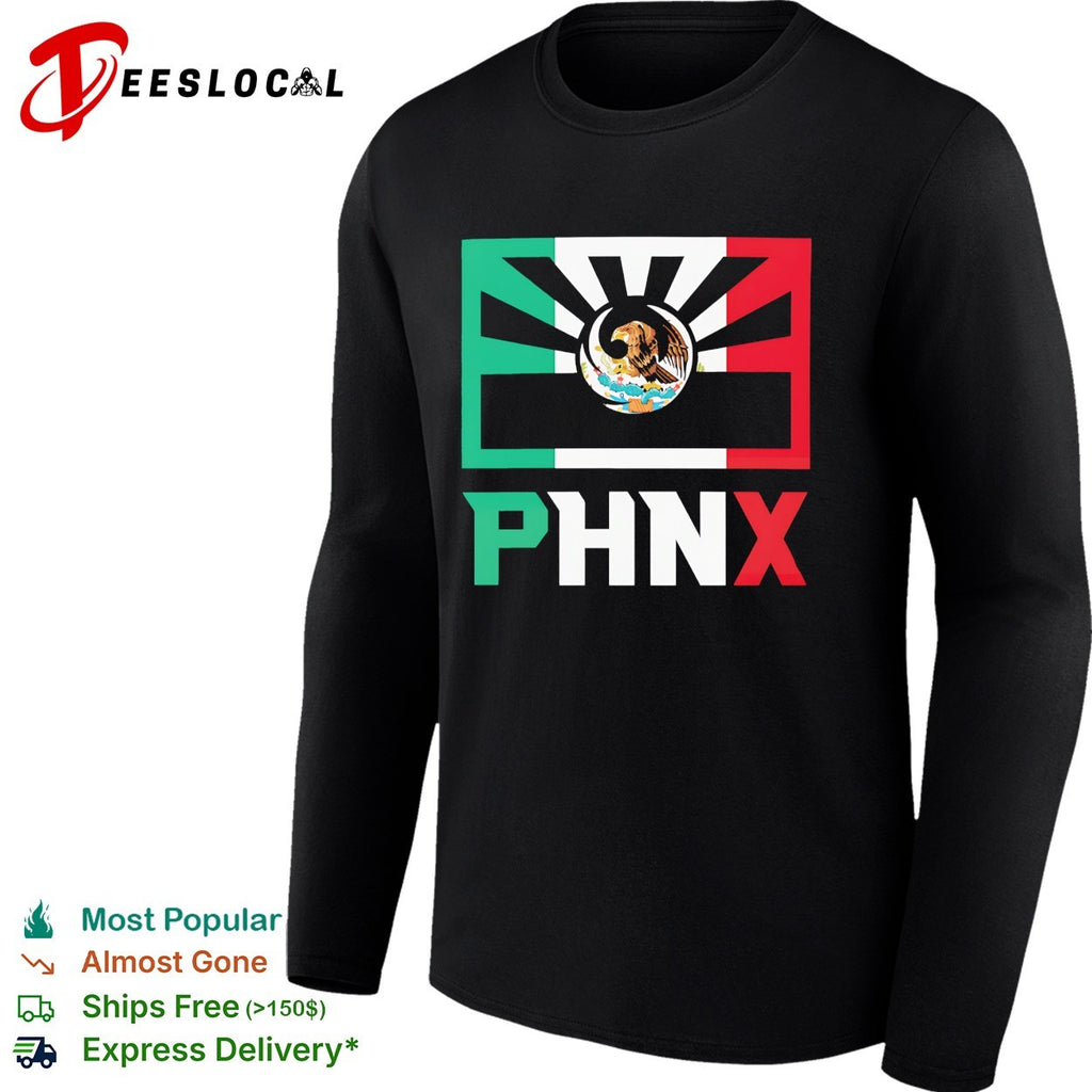 Phoenix Suns Mexico PHNX flag mashup heritage city pride shirt