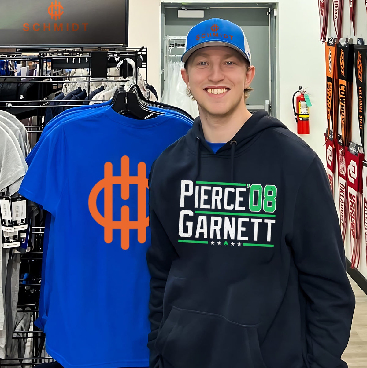 Pierce Garnett ’08 Boston Basketball shirt