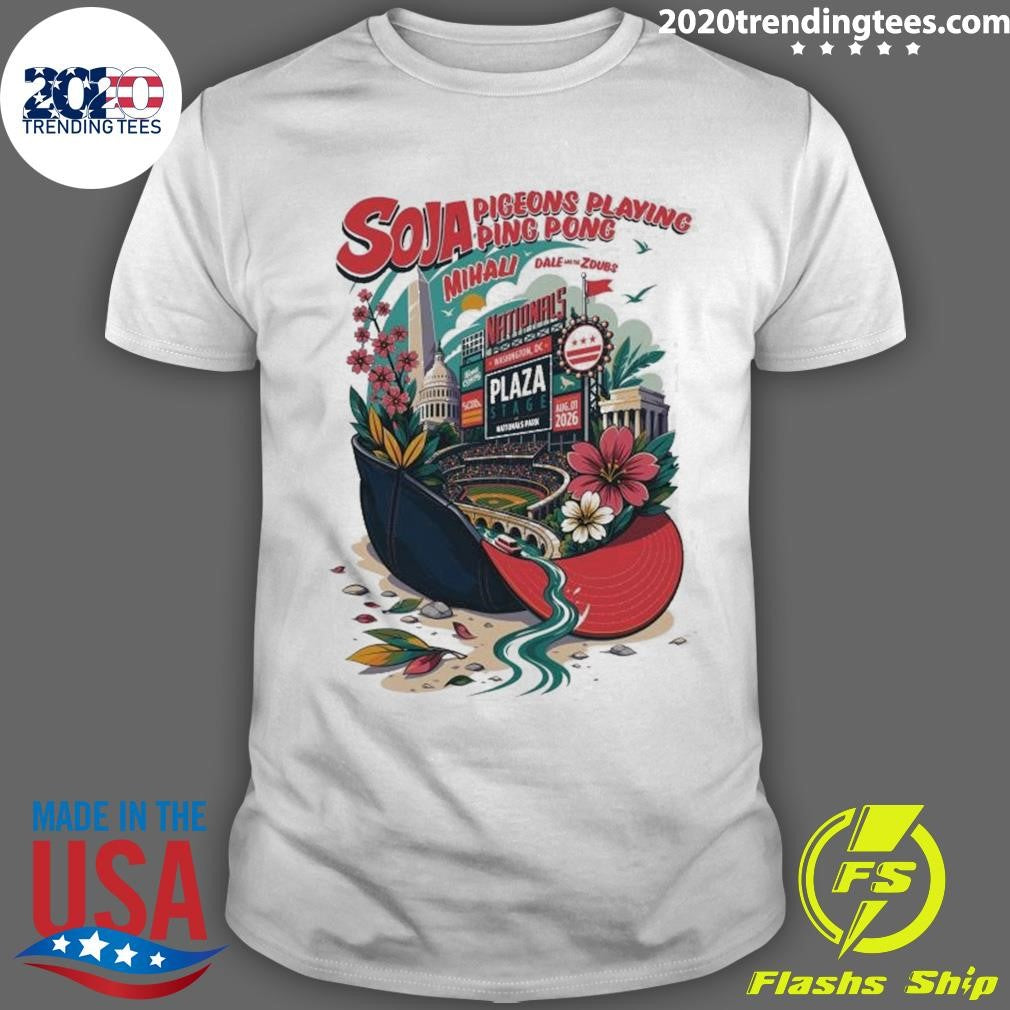 Pigeons Playing Ping Pong Aug 01 2026 Washington, Dc Poster Shirt