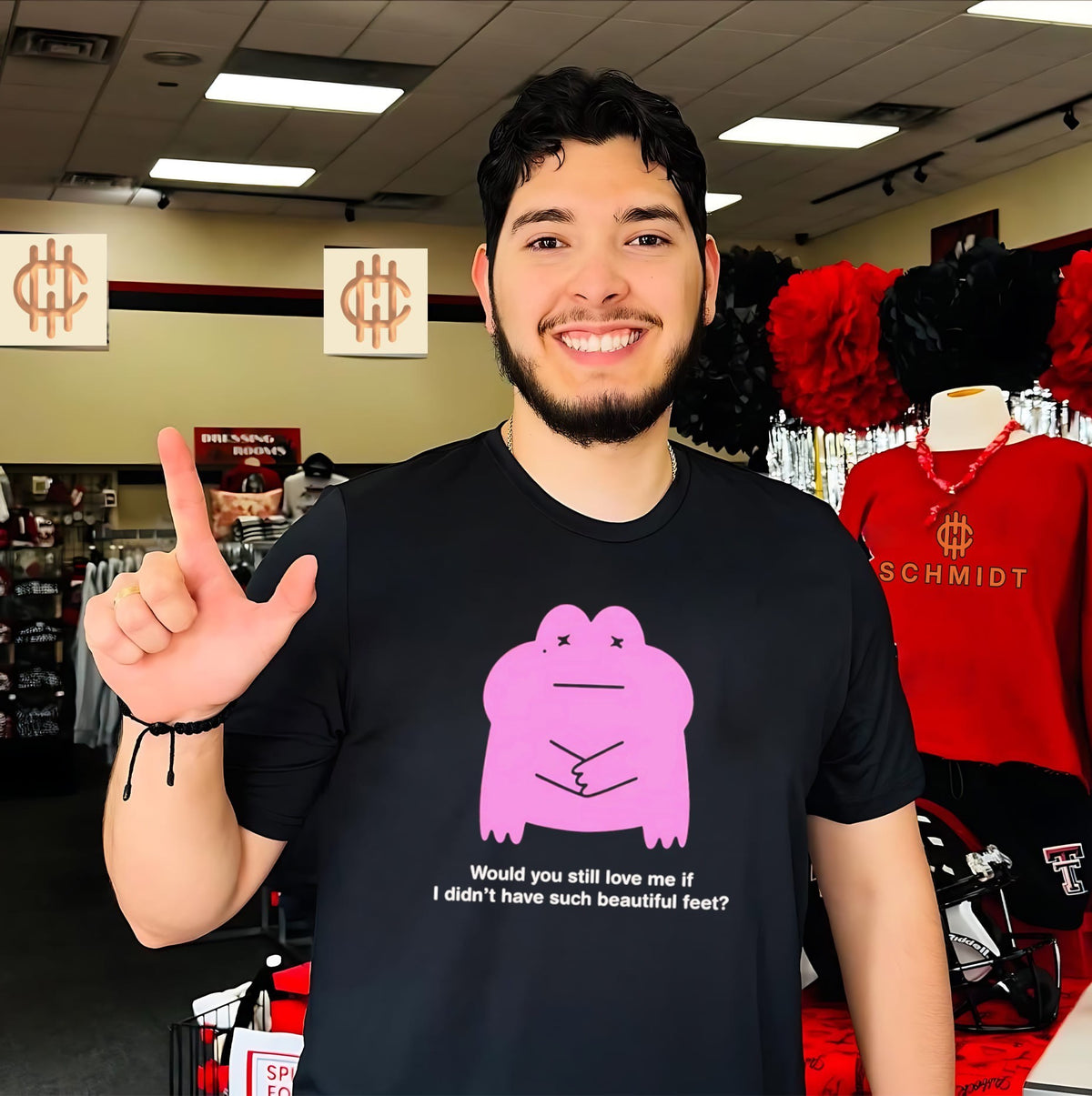 Pink Frog Would You Still Love Me If I Didn’t Have Such Beautiful Feet shirt