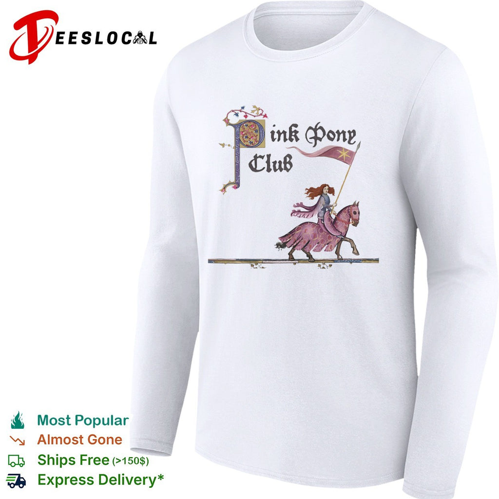 Pink Pony Club Chappell Roan medieval knight shirt