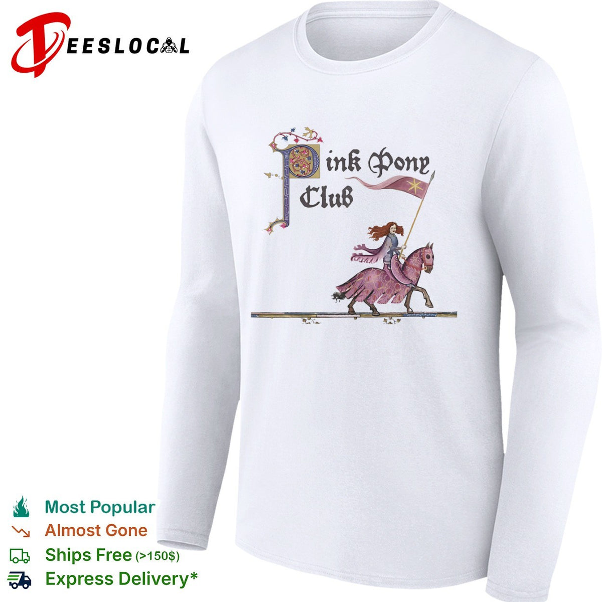 Pink Pony Club Chappell Roan medieval knight shirt