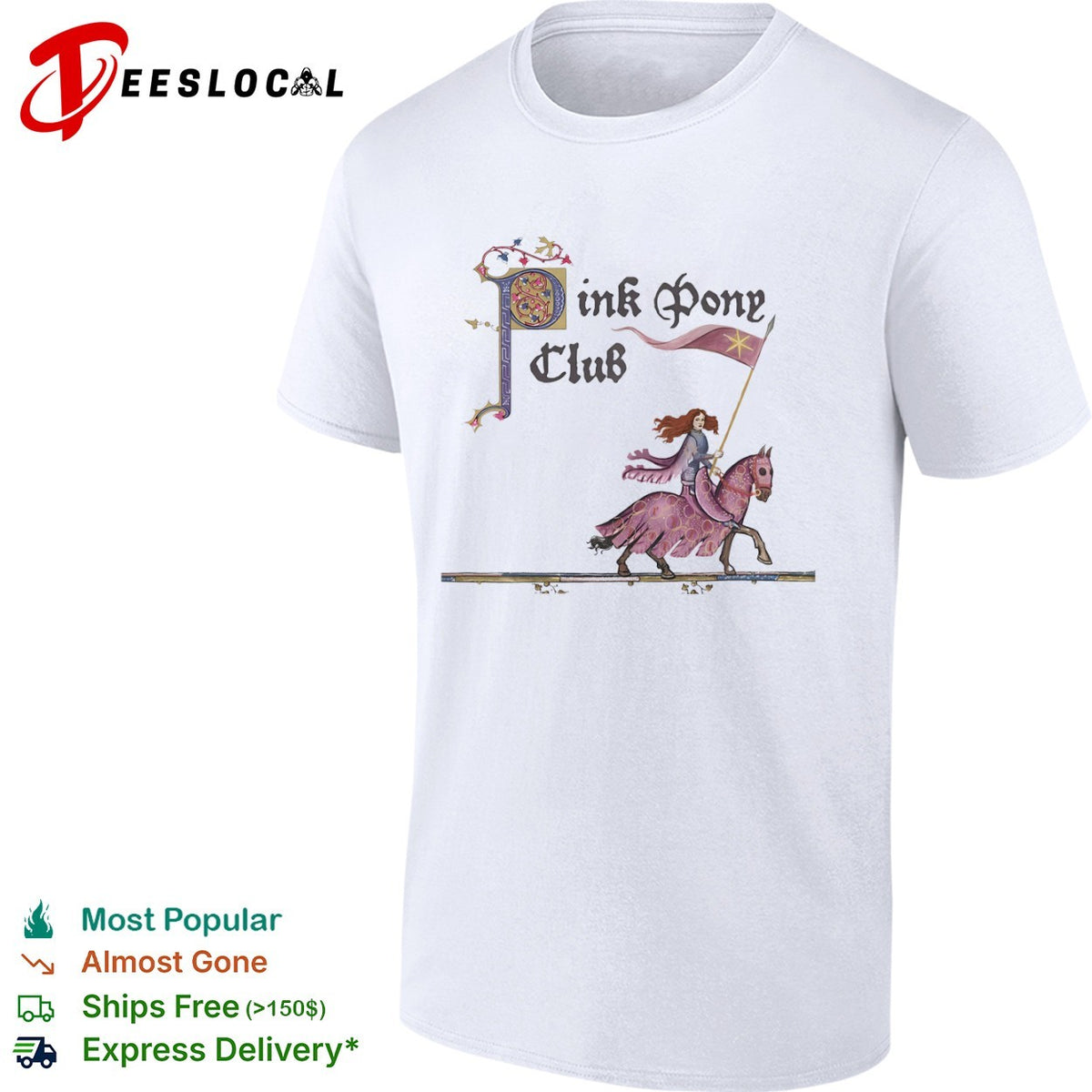 Pink Pony Club Chappell Roan medieval knight shirt