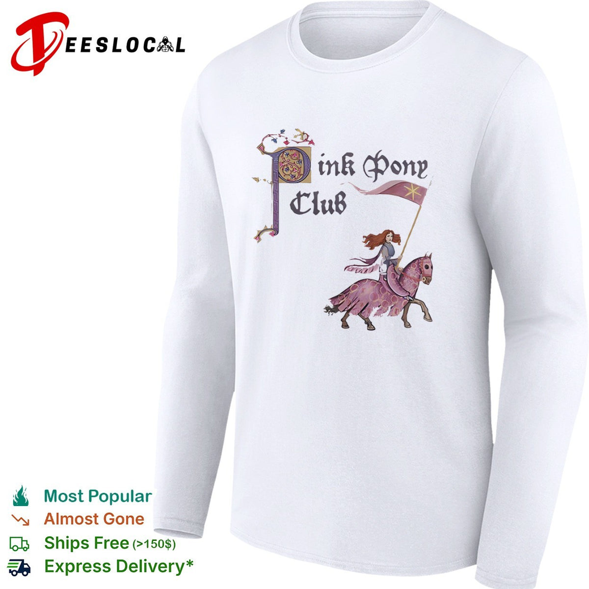 Pink Pony Club Medieval Knight shirt