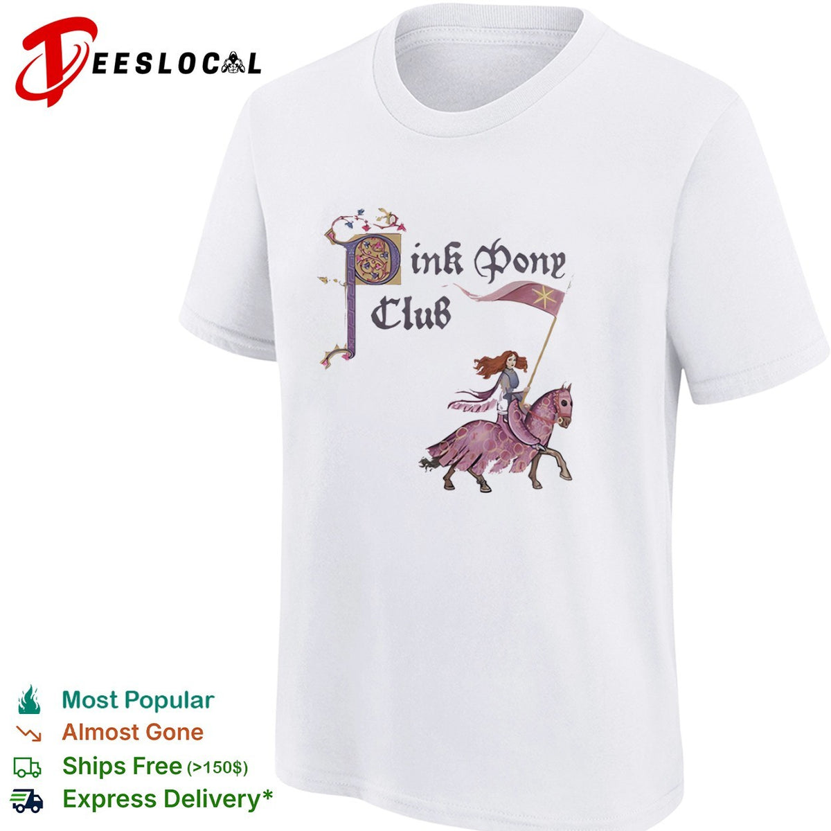 Pink Pony Club Medieval Knight shirt