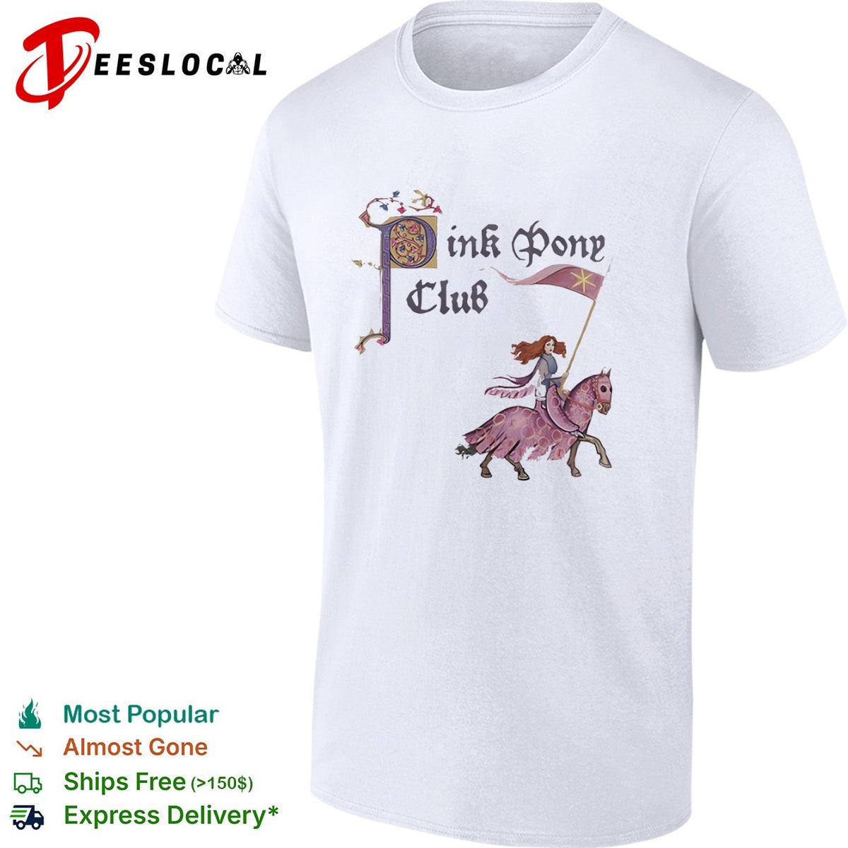 Pink Pony Club Medieval Knight shirt