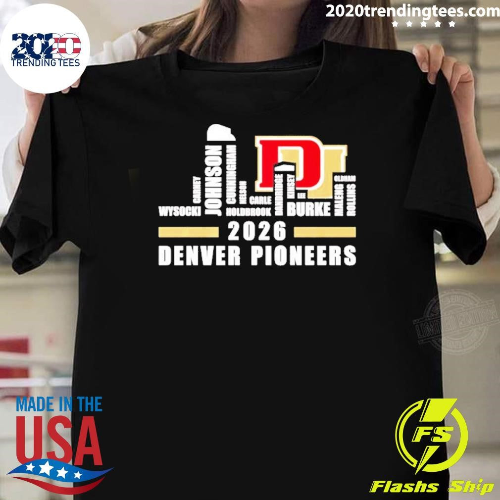 Pioneers Hockey Champions 2026 Players Names City Skyline Shirt