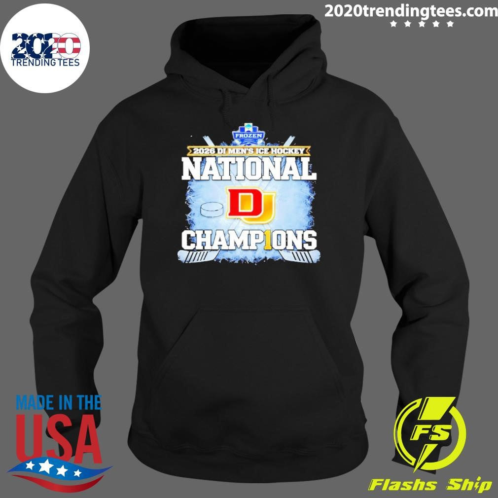 Pioneers Men’s Ice Hockey National Champions ’26 Logo Shirt
