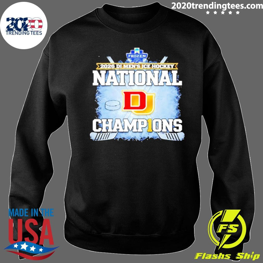 Pioneers Men’s Ice Hockey National Champions ’26 Logo Shirt