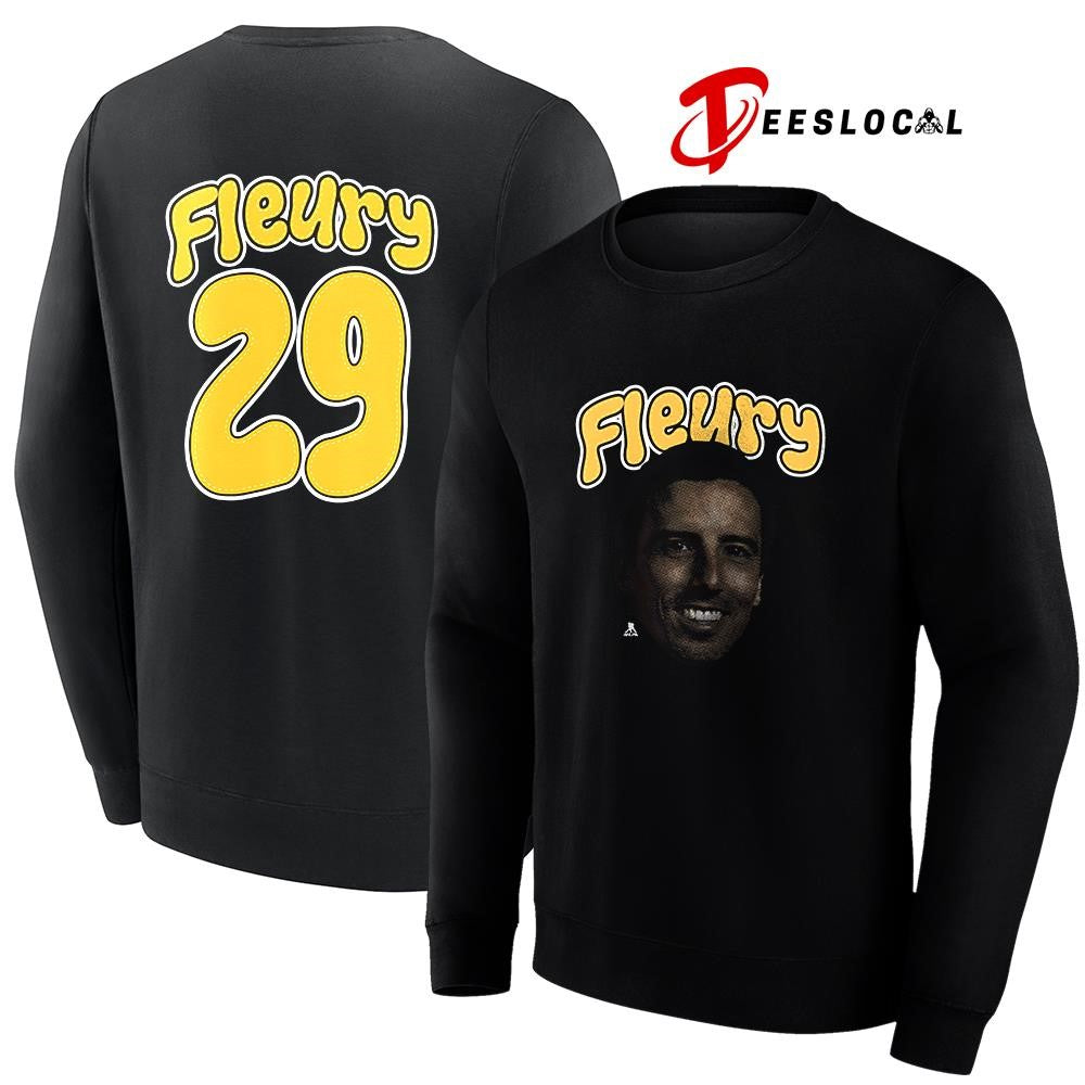 Pittsburgh Penguins Marc André Fleury portrait name and number shirt