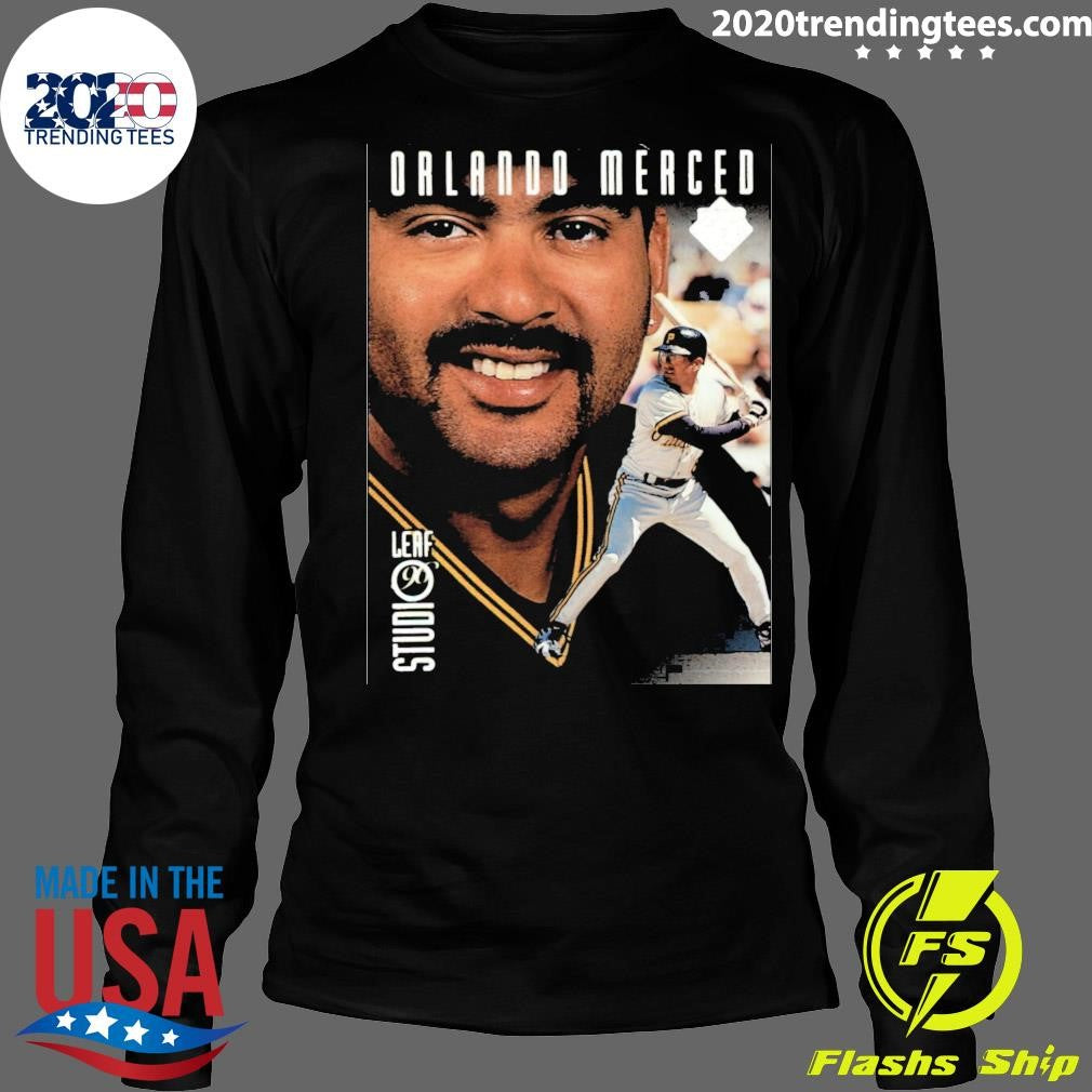 Pittsburgh Pirates 1996 Studio Silver Press Proofs #90 Orlando Merced Shirt