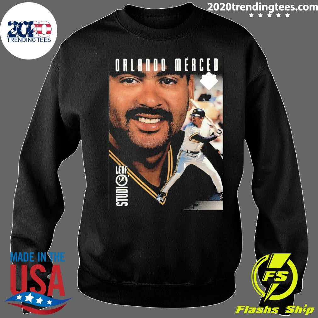 Pittsburgh Pirates 1996 Studio Silver Press Proofs #90 Orlando Merced Shirt
