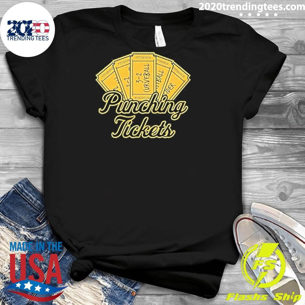 Pittsburgh Pirates Baseball Punching Tickets Curveball Slider 2026 Tee Shirt