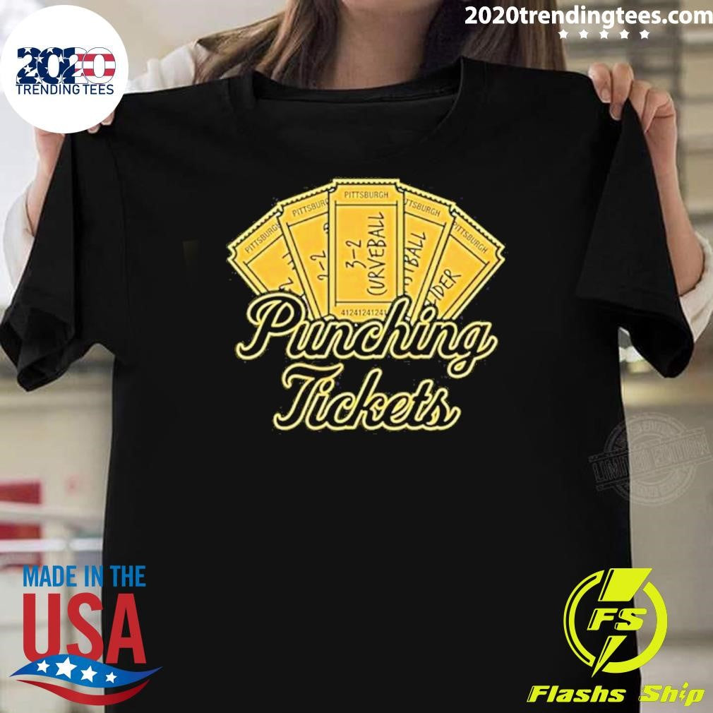 Pittsburgh Pirates Baseball Punching Tickets Curveball Slider 2026 Tee Shirt
