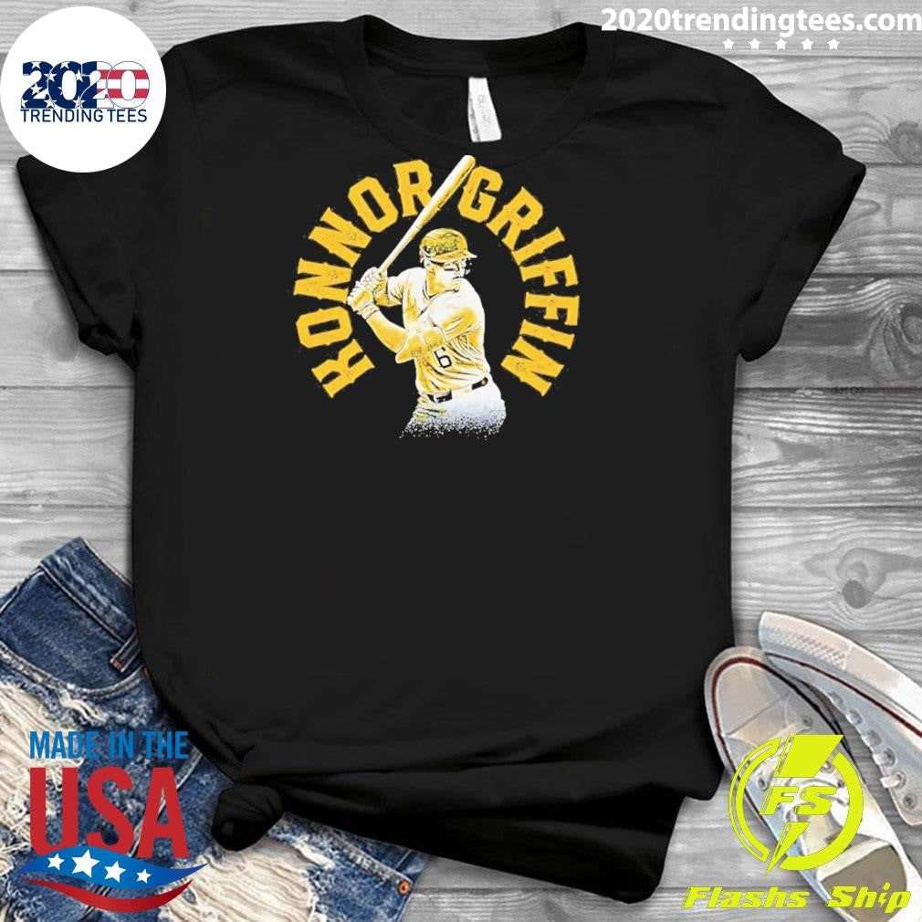 Pittsburgh Pirates Konnor Griffin Emblem Slugger Swing Shirt