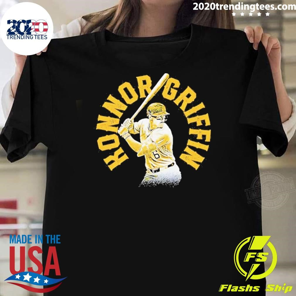 Pittsburgh Pirates Konnor Griffin Emblem Slugger Swing Shirt