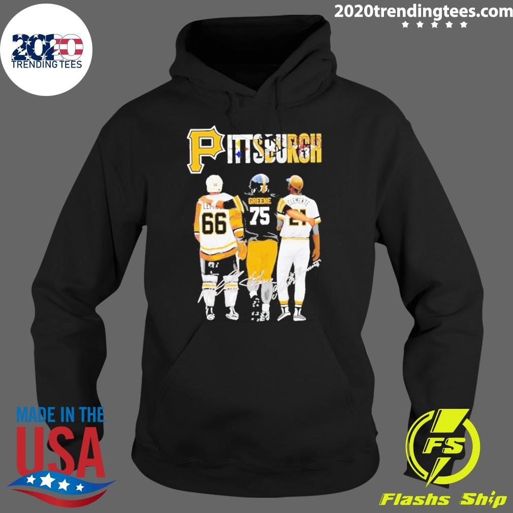 Pittsburgh Pirates Legends Greene Clemente Signatures Shirt