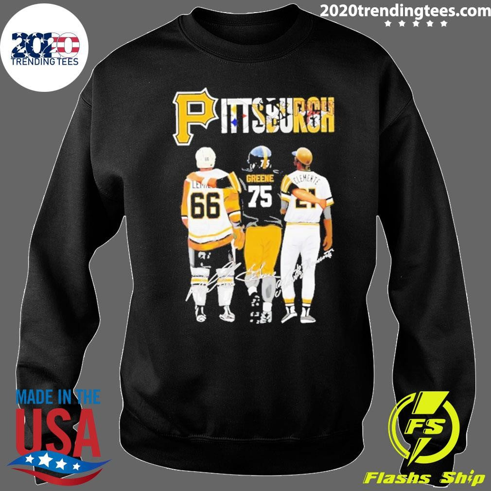 Pittsburgh Pirates Legends Greene Clemente Signatures Shirt