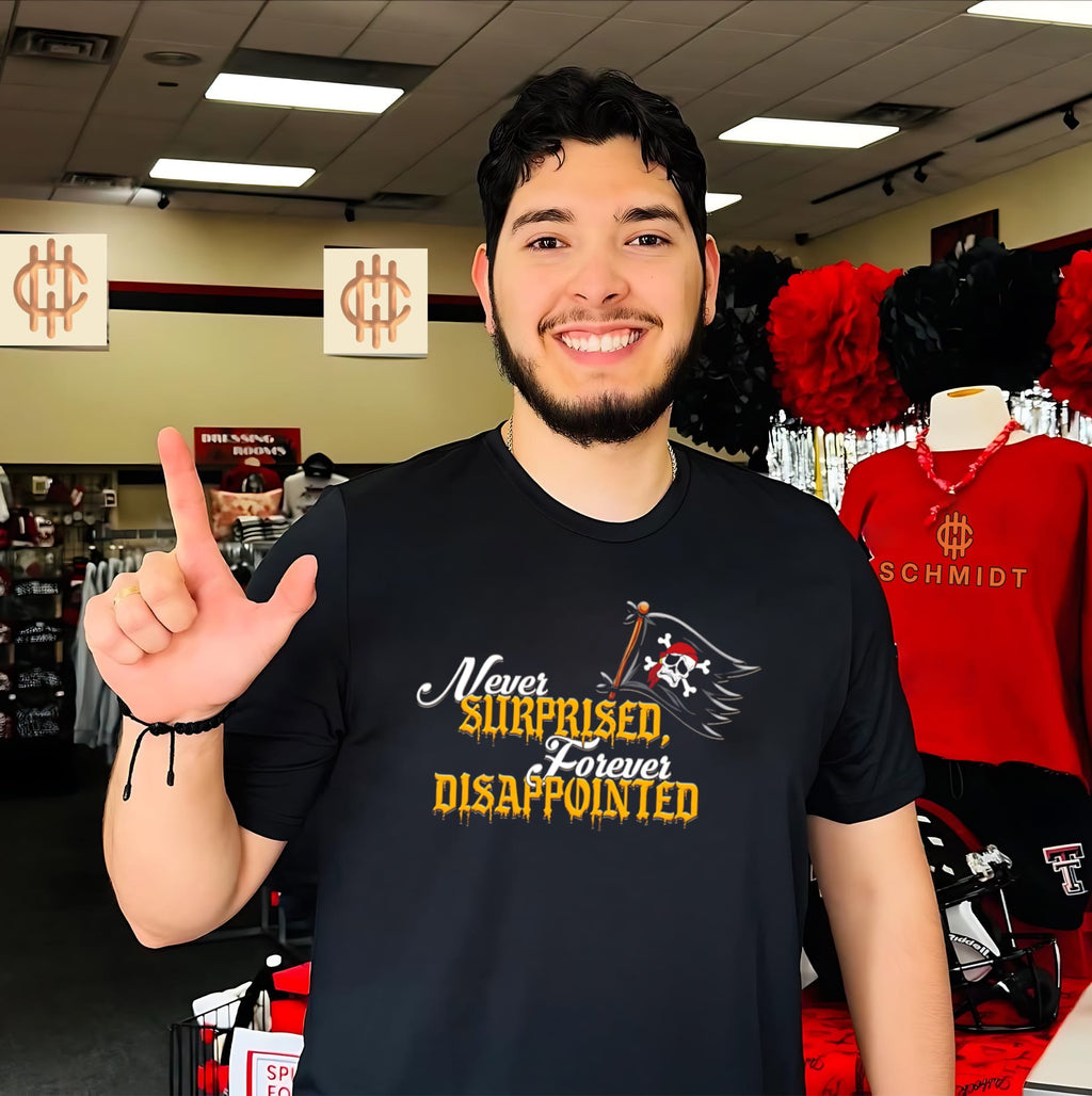 Pittsburgh Pirates never surprised forever disappointed shirt