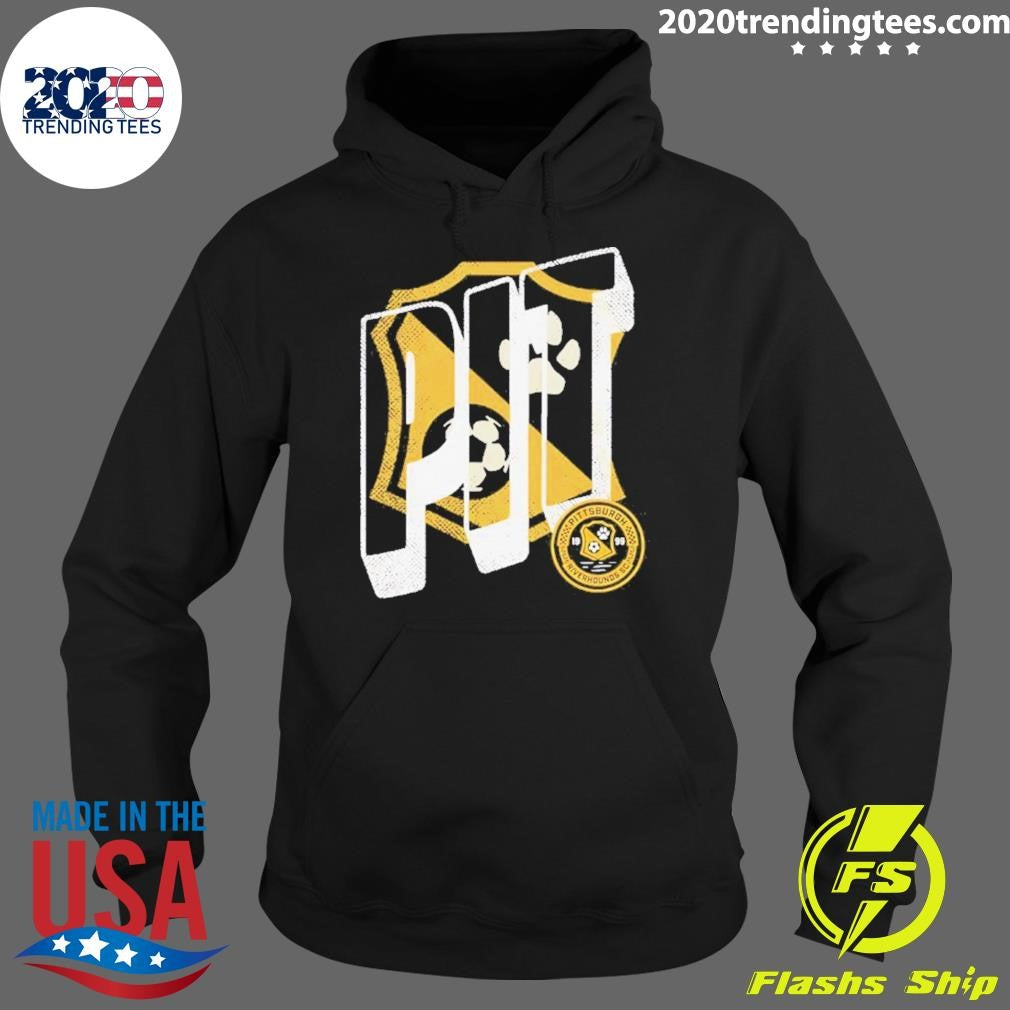 Pittsburgh Riverhounds Sc Wave Bold Logo Shirt