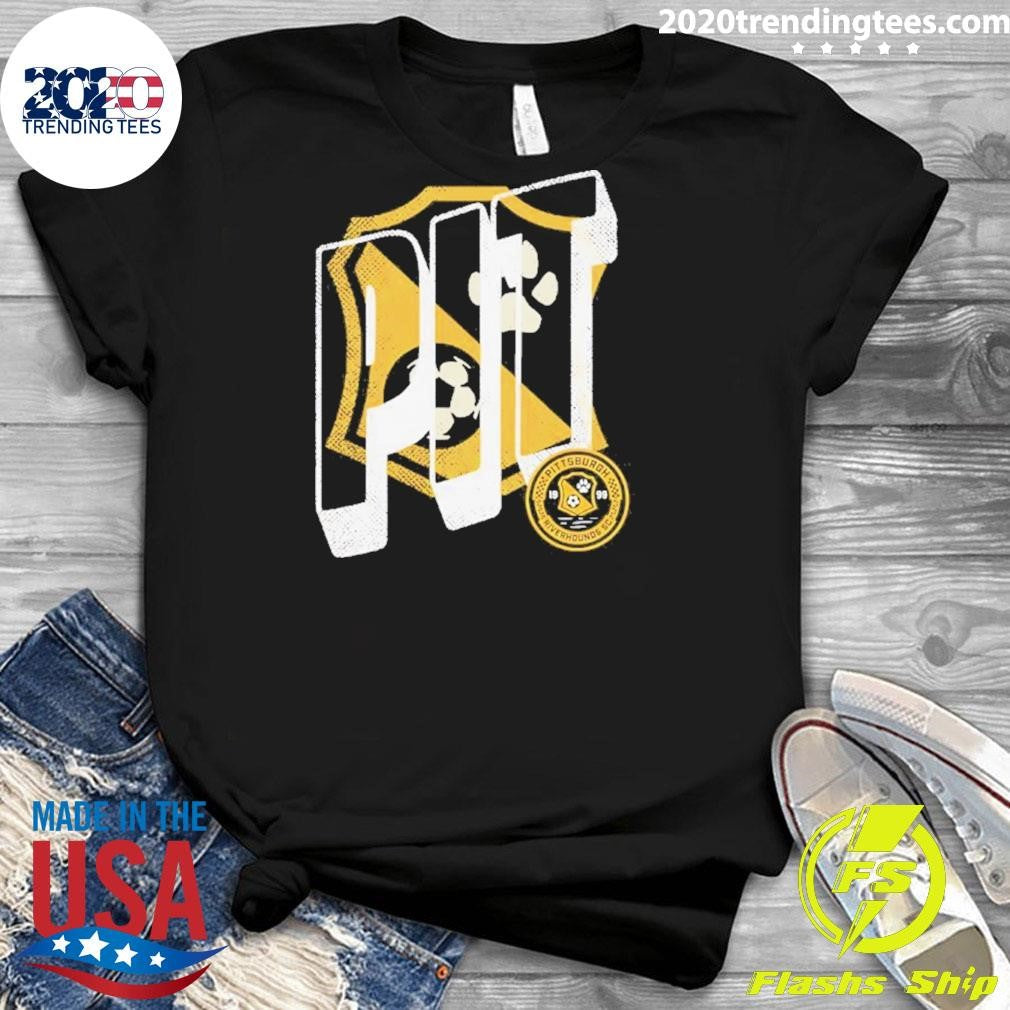 Pittsburgh Riverhounds Sc Wave Bold Logo Shirt