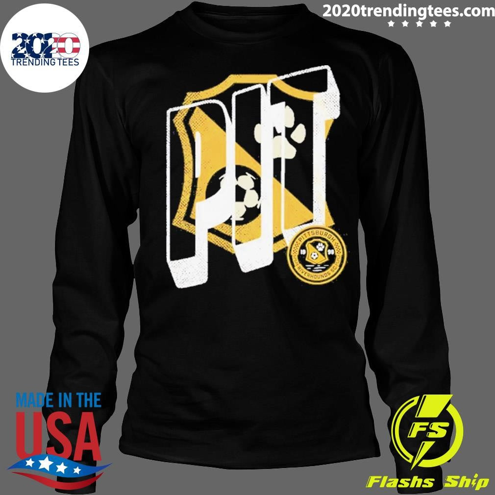 Pittsburgh Riverhounds Sc Wave Bold Logo Shirt