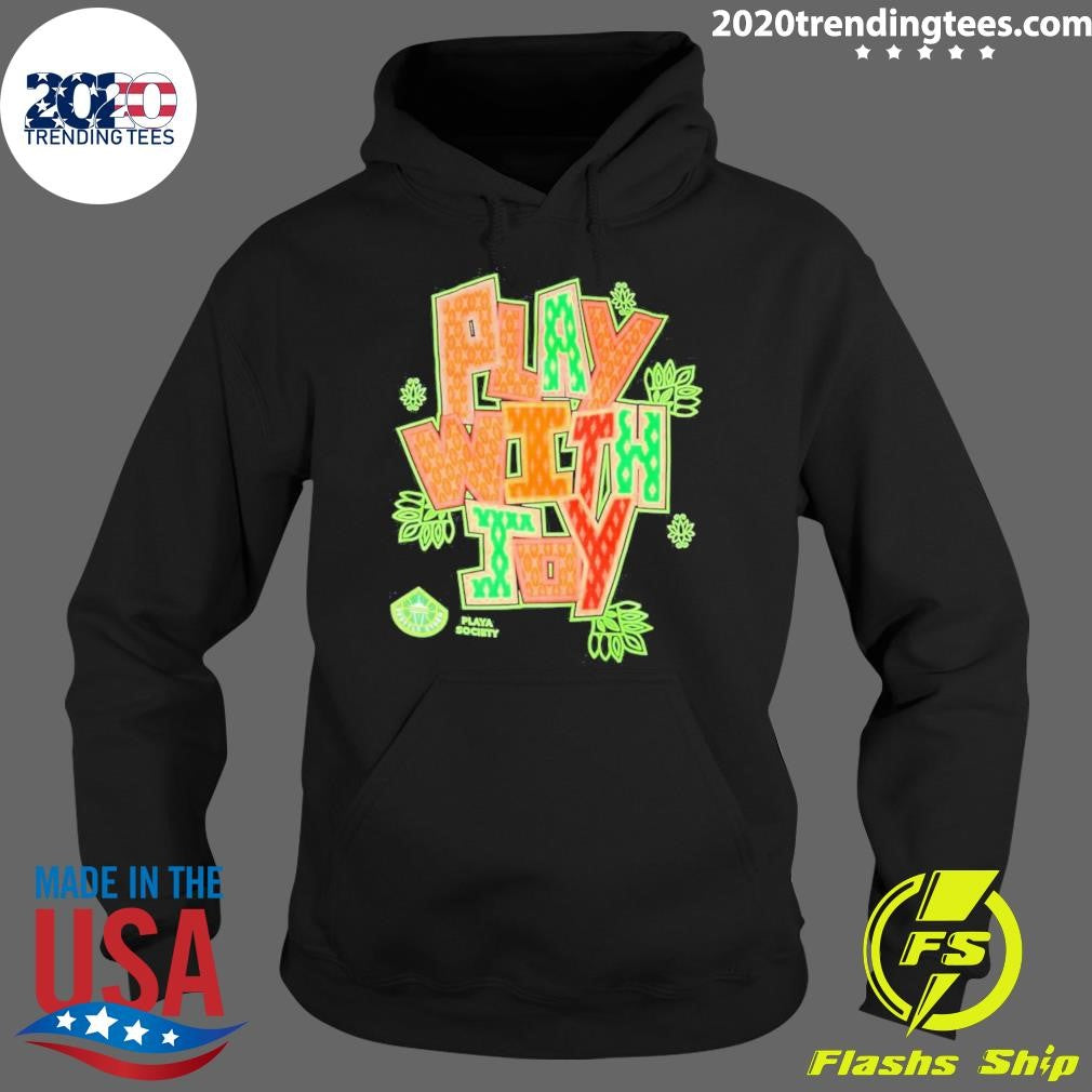 Playa Society Play With Joy WNBA Graphic Shi