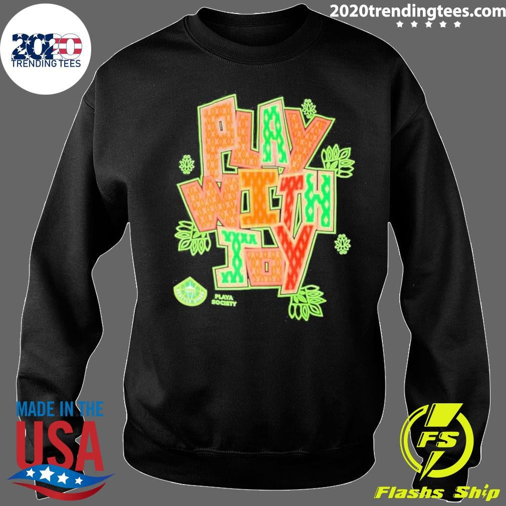 Playa Society Play With Joy WNBA Graphic Shi