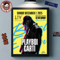 Playboi Carti Live At LIV Miami On December 7 2025 Basel Edition Home Decor Poster Canvas