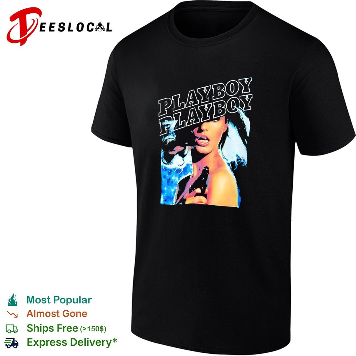 Playboy Pamela Anderson Gun shirt