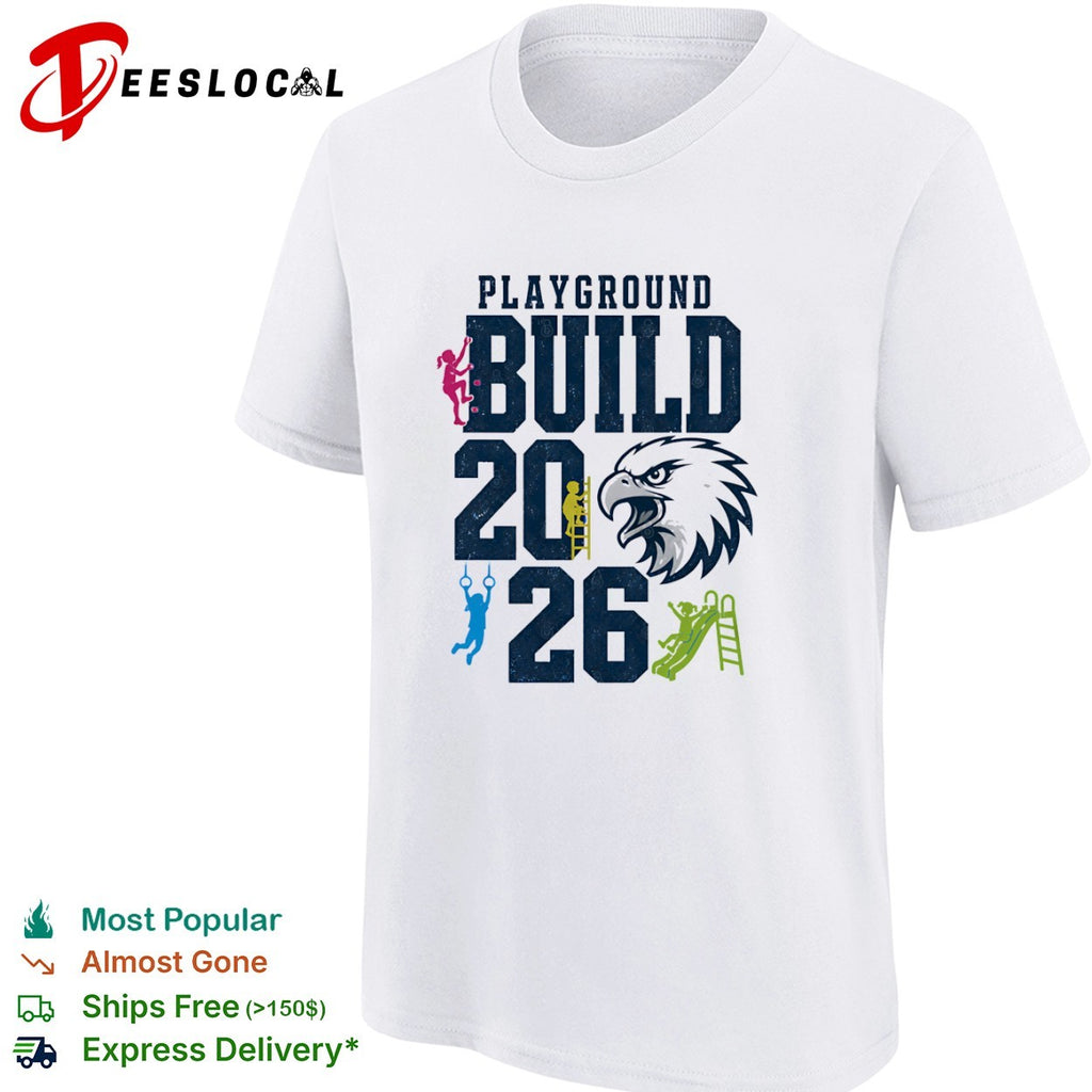 Playground Build 2026 Eagle mascot shirt