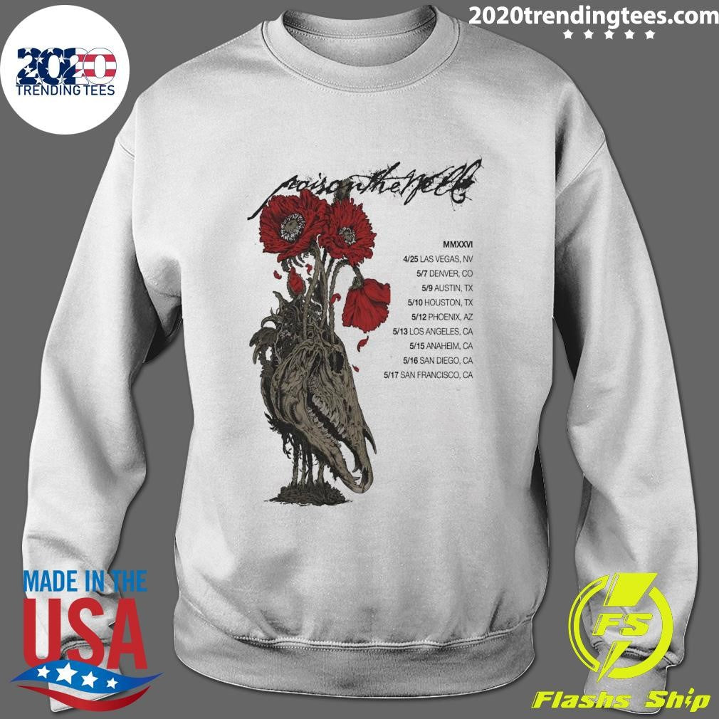 Poison The Well Peace In Place 2026 Tour Shirt