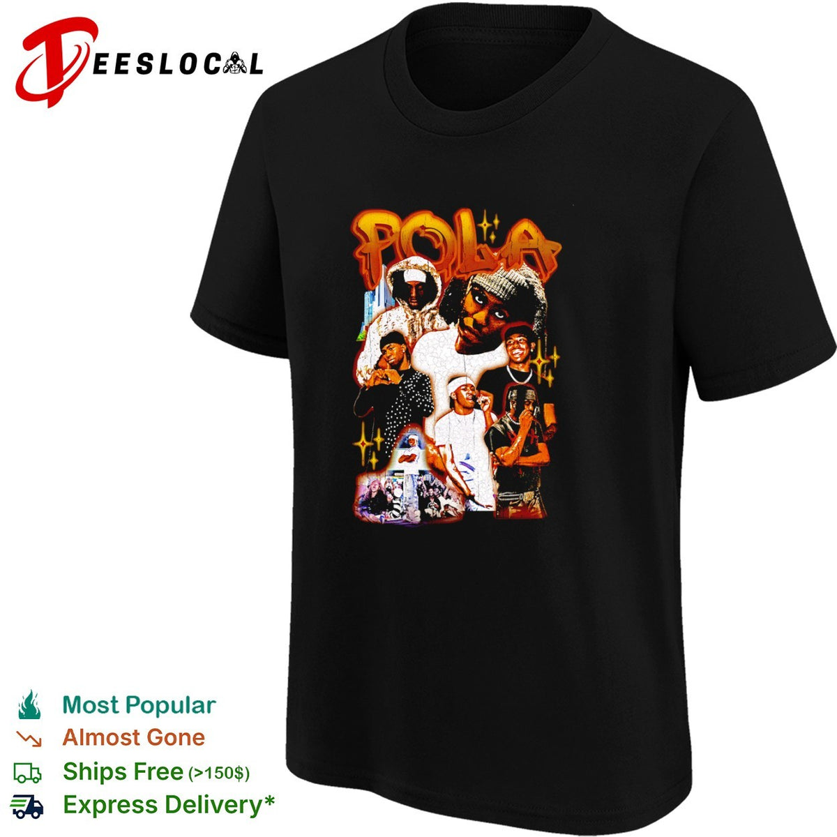 Pola Jalen graphic shirt