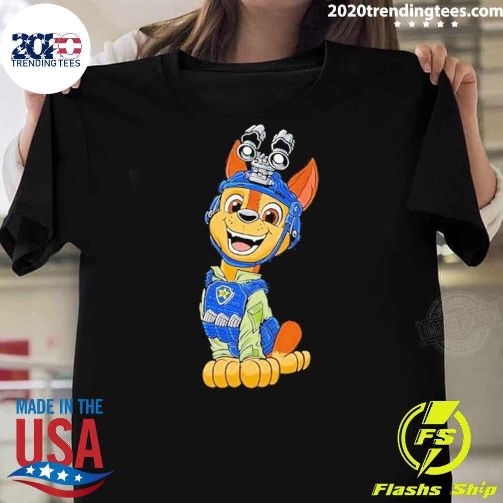 Police Dog Cartoon Shirt