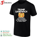 Political figure sandwich parody baloney Russian dressing small pickle humor shirt